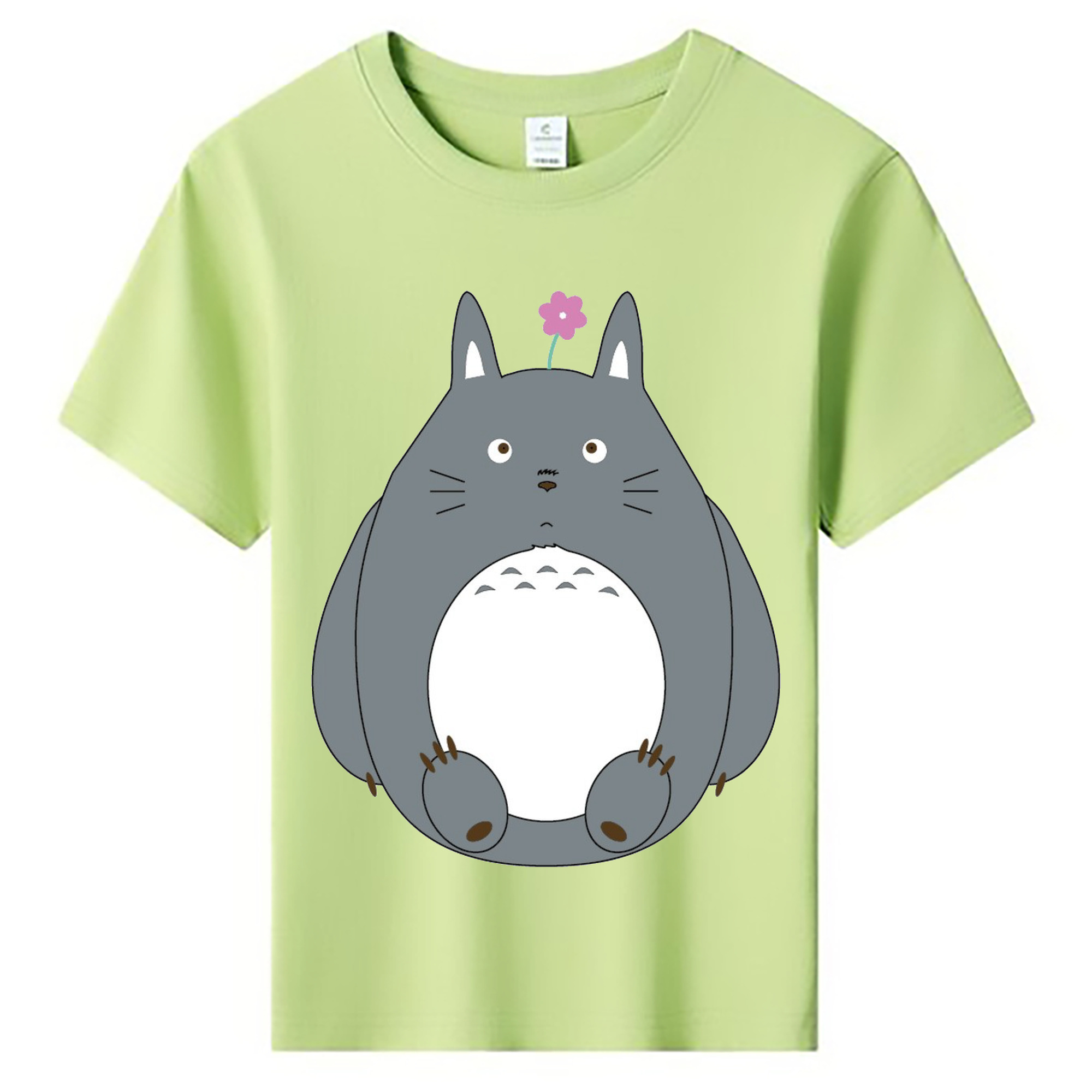 （画像用） となりのトトロ 草壁メイ 草壁サツキ My Neighbor Totoro Satsuki Kusakabe Mei Kusakabe 綿100％キッズTシャツ（フロントプリント）